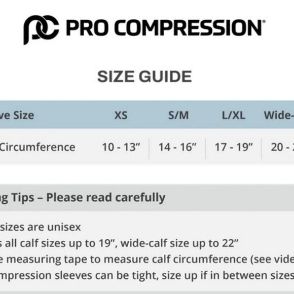 EUC Pro Compression Calf Sleeves, Purple & Orange 2 Pack - Picture 7 of 7
